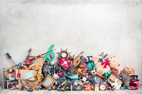 A pile of items