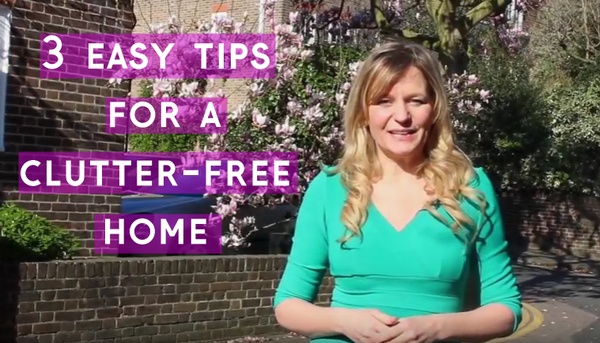 3 easy tips for a clutter-free home