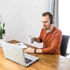 working from home