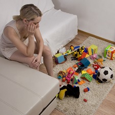 Kids clutter