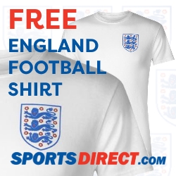 FREE England Football Shirt