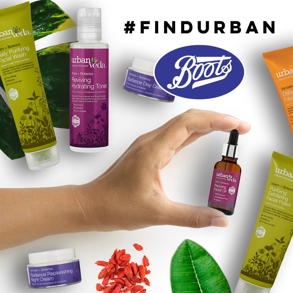 Urban Veda Product Line at Boots