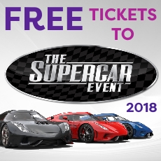 Free tickets to Supercar Event