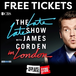 Free Tickets to the Late Late Show with James Corden