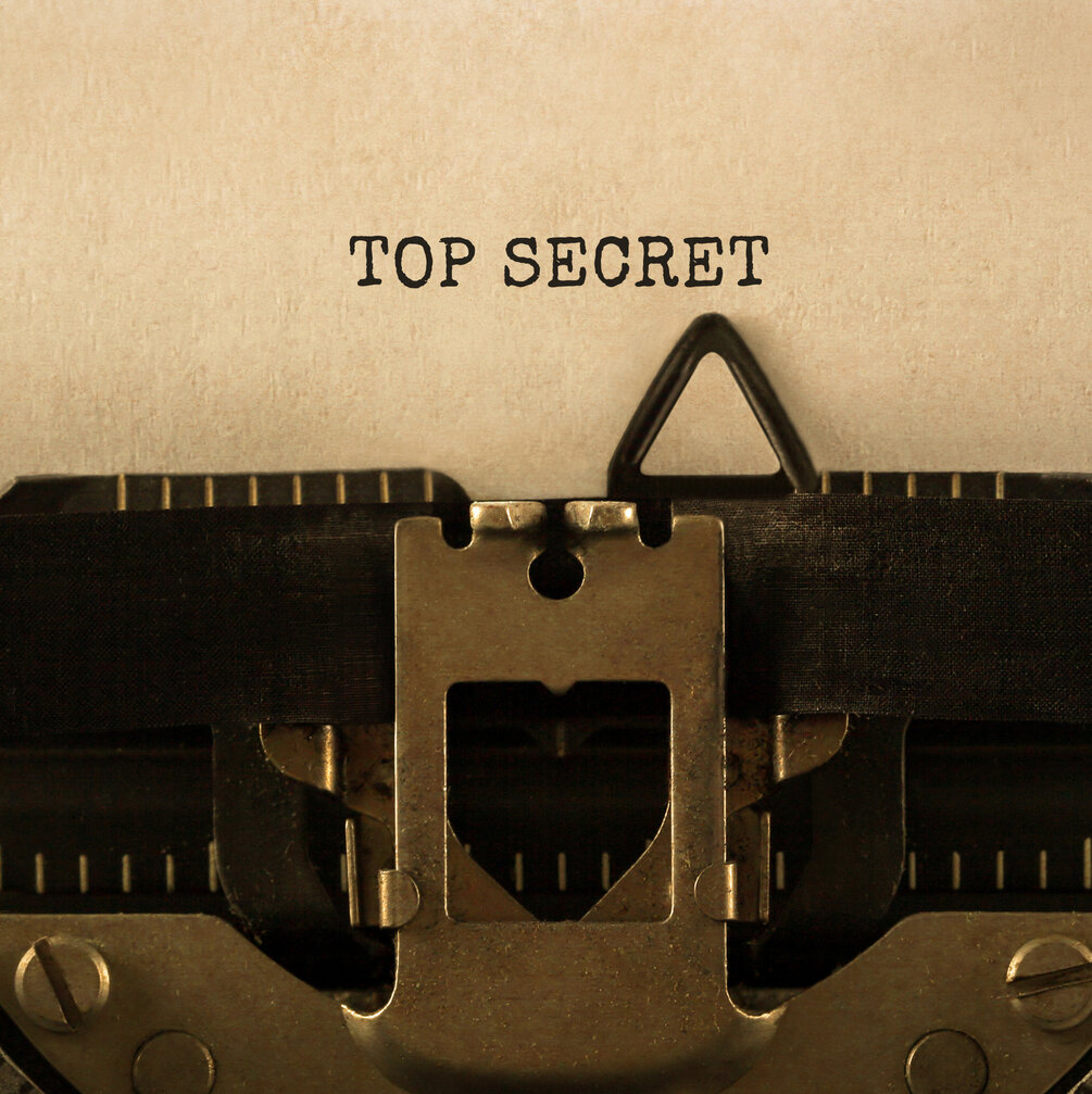 Top Secret on a Typewriter