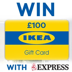 Win a £100 IKEA Gift Card with Express