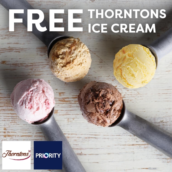 Free Thorntons Ice Cream