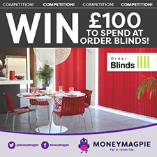 Win £100 to spend with Order Blinds