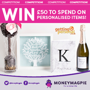 Win £50 to spend on personalised items