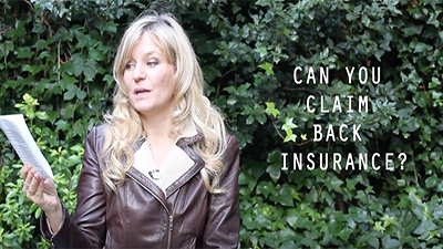 Can you claim back insurance?