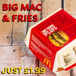 Get a Big Mac and Fries for £1.99