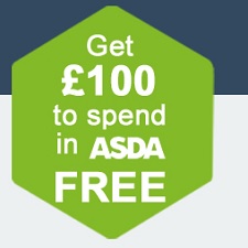 Get £100 to spend in ASDA