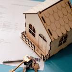 wooden house with keys