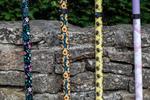 Bright pattern walking sticks