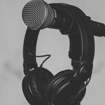 microphone and headphones