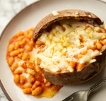 Jacket potato and beans