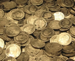 Lots of gold coins