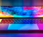 multicoloured laptop screen