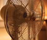 A desk fan