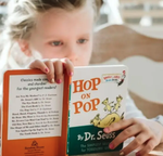 Young girl reading