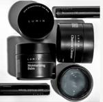 A selection of Lumin beauty products