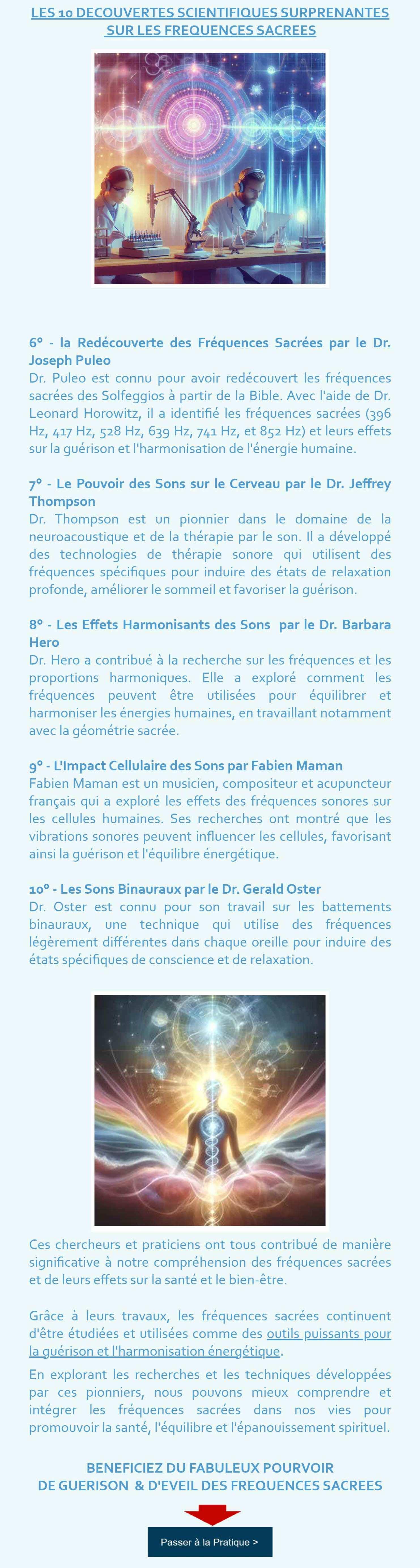 Comment utiliser les Fréquences sacrées Améliorer votre Santé, votre Bien-Être & votre Evolution spirituelle