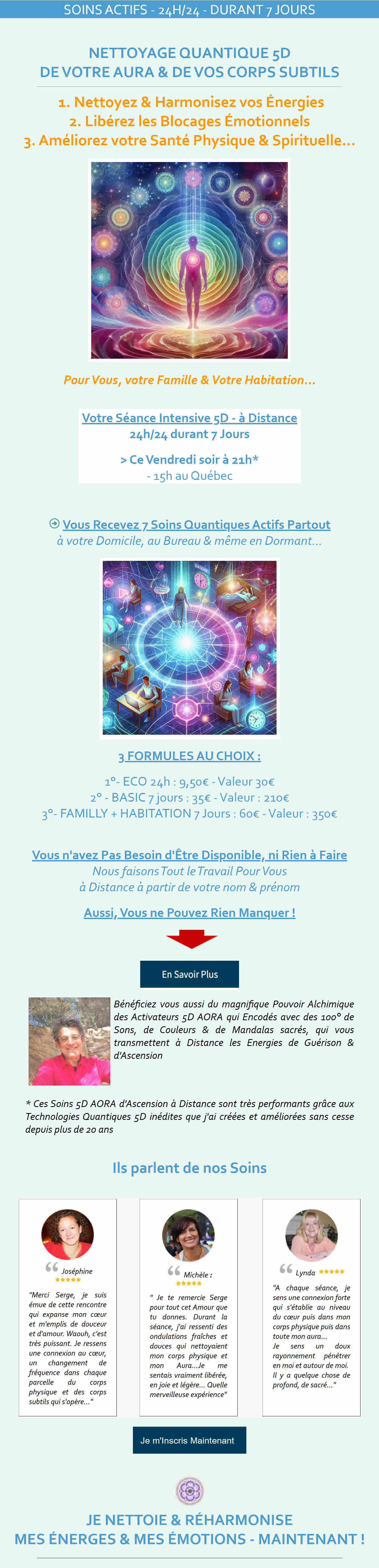 Ne Manquez pas votre Séance Intensive d'Ascension 5D de 21 Soins Multidimensionnels 5D - à Distance