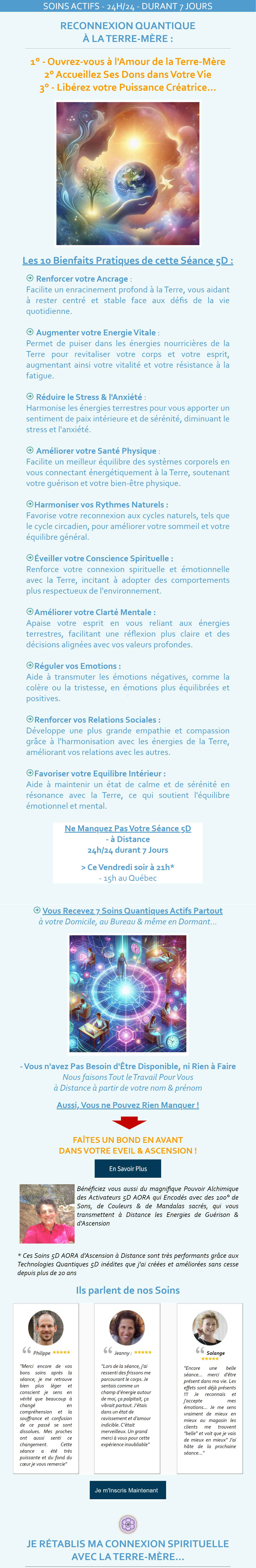 Ne Manquez pas votre Séance Intensive d'Ascension 5D de 21 Soins Multidimensionnels 5D - à Distance
