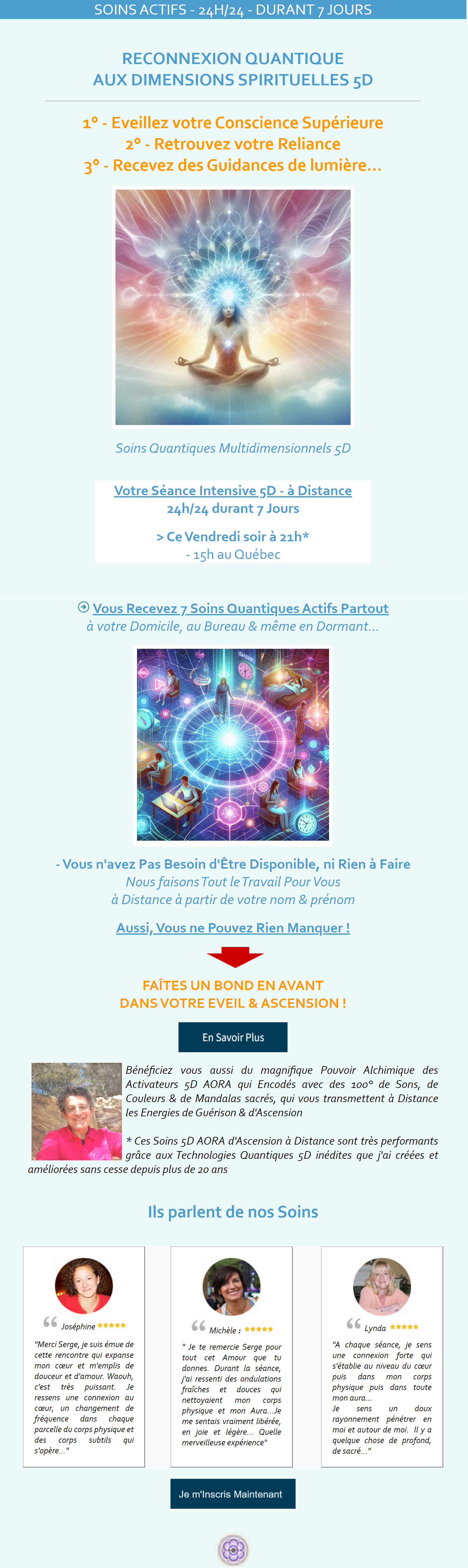 Ne Manquez pas votre Séance Intensive d'Ascension 5D de 21 Soins Multidimensionnels 5D - à Distance