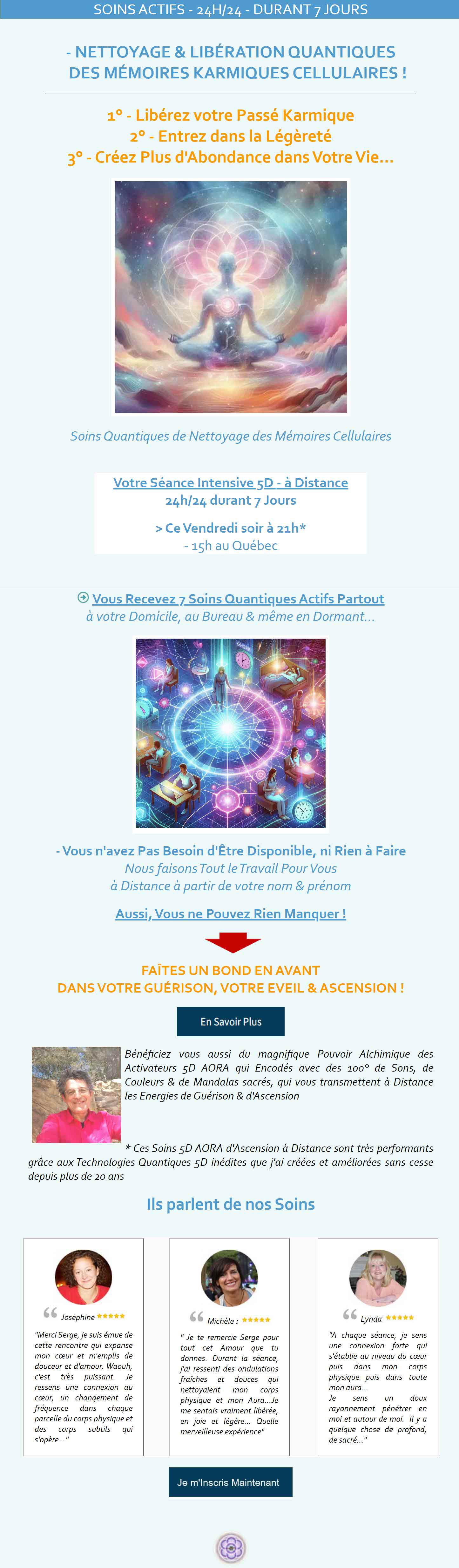 Ne Manquez pas votre Séance Intensive d'Ascension 5D de 21 Soins Multidimensionnels 5D - à Distance