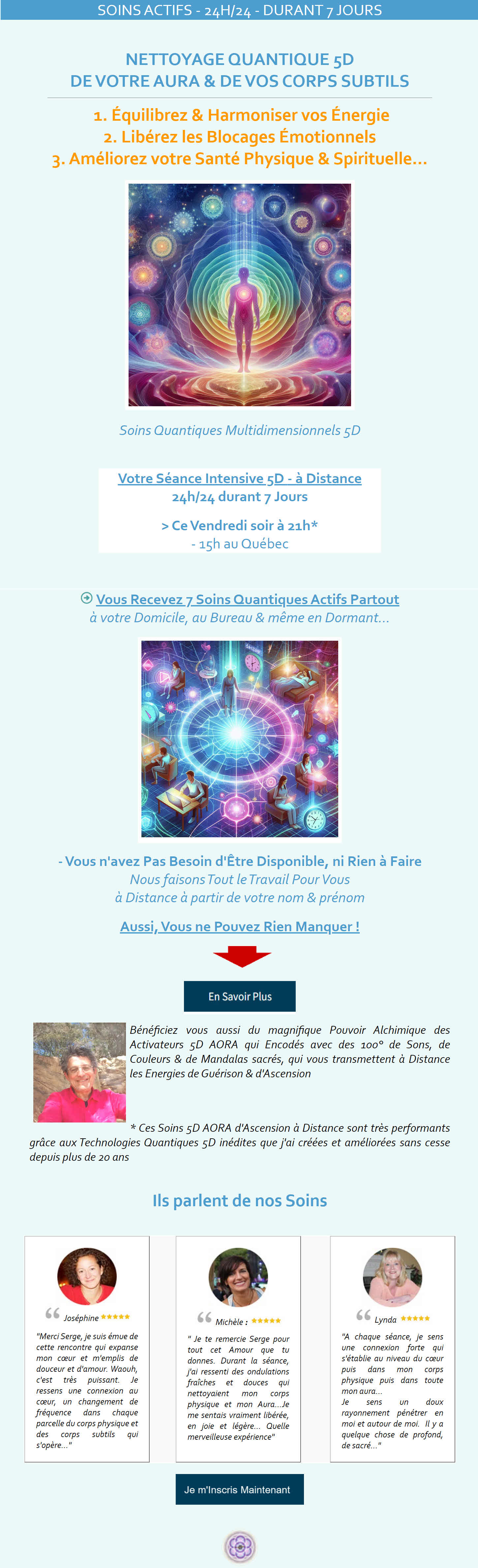 Ne Manquez pas votre Séance Intensive d'Ascension 5D de 21 Soins Multidimensionnels 5D - à Distance