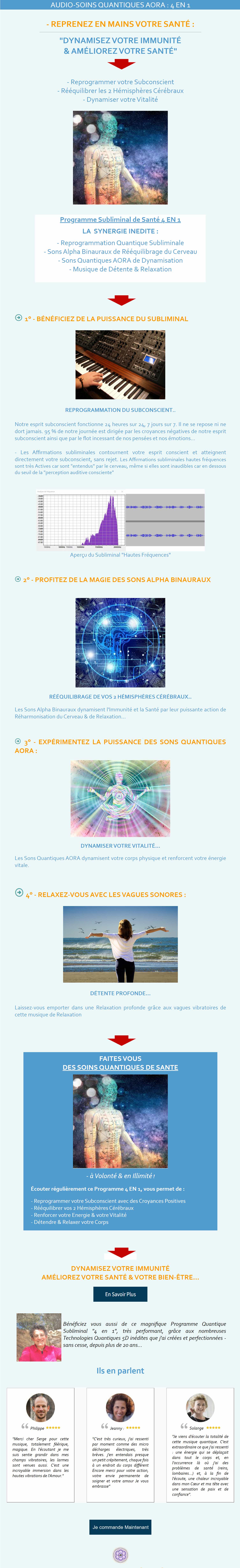 💚[Nouveau - 4 Soins quantiques audio] pour Renforcer votre Immunité & votre santé par vous-même - facilement !