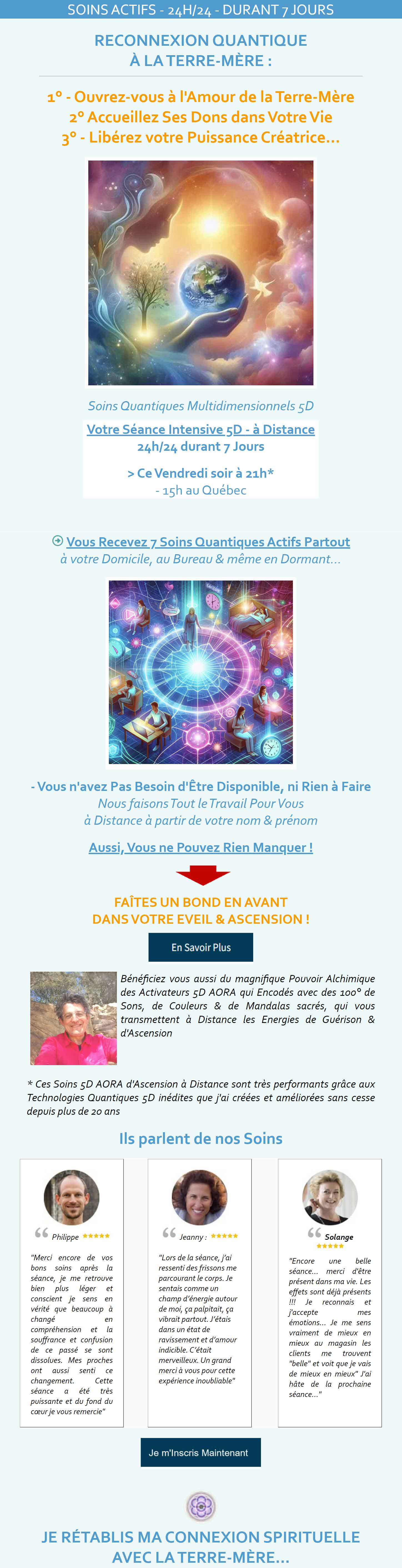 Ne Manquez pas votre Séance Intensive d'Ascension 5D de 21 Soins Multidimensionnels 5D - à Distance