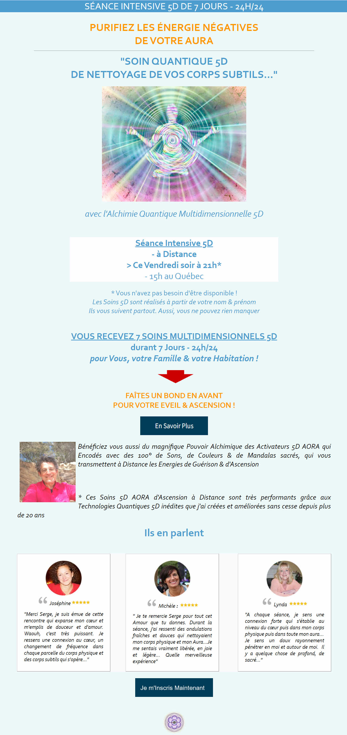 Ne Manquez pas votre Séance Intensive d'Ascension 5D de 21 Soins Multidimensionnels 5D - à Distance