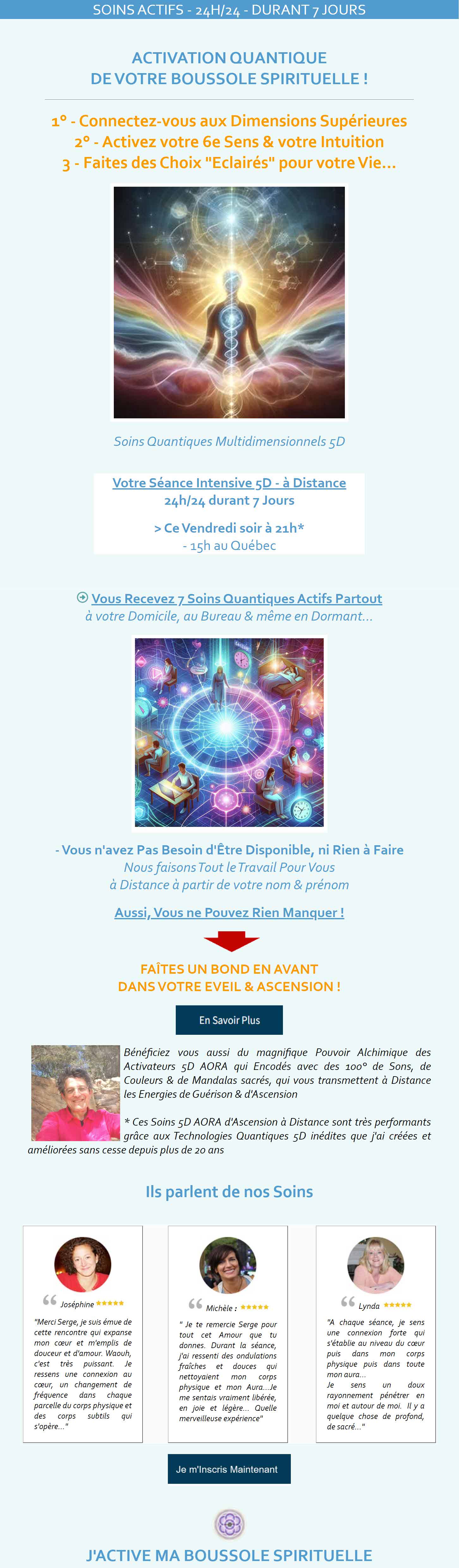 Ne Manquez pas votre Séance Intensive d'Ascension 5D de 21 Soins Multidimensionnels 5D - à Distance