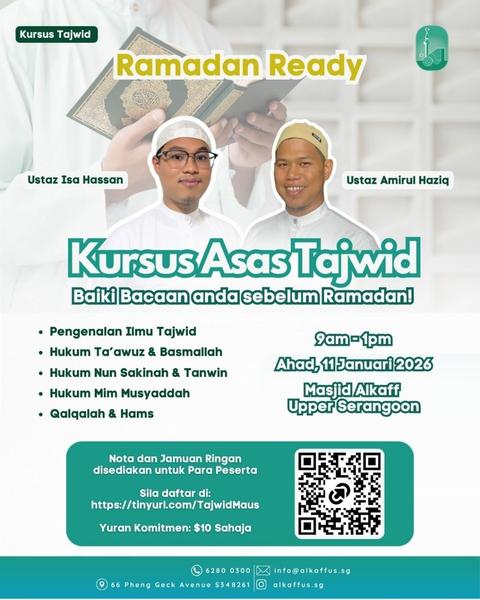 Kursus Asas Tajwid 2026