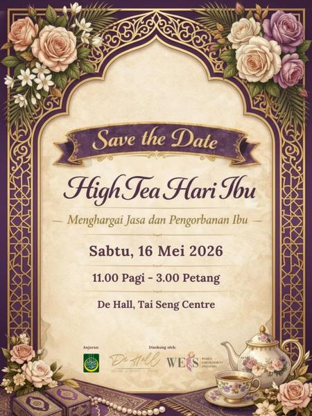 Save The Date: High Tea Hari Ibu