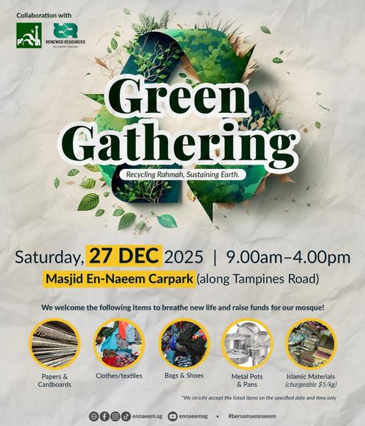 Green Gathering - Recycling Rahmah, Sustaining Earth
