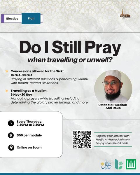 Do I Still Pray, when travelling or unwell?