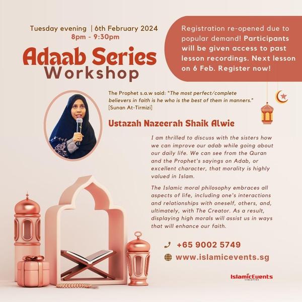 Adaab Series - Workshop
