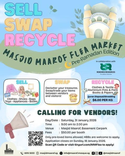 Pre-Ramadan Flea Market & Recycling Drive