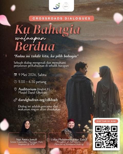 Crossroads Dialogues: Ku Bahagia Walaupun Berdua