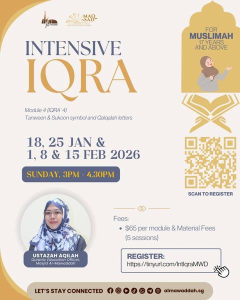MAQSAD: Intensive Iqra' For Muslimah - Module 4
