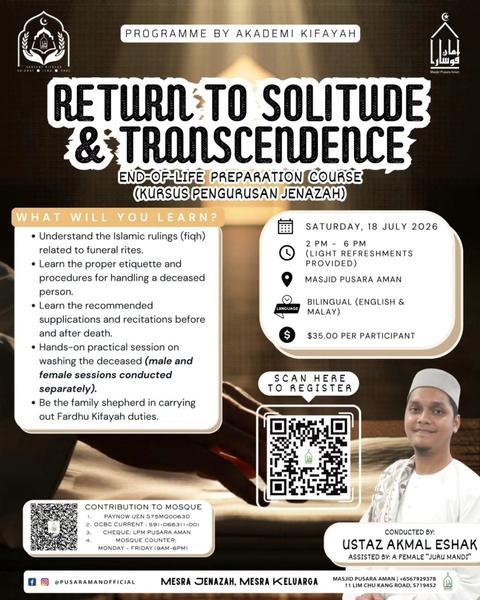 Return To Solitude & Transcendence | End-Of-Life Preparation Course