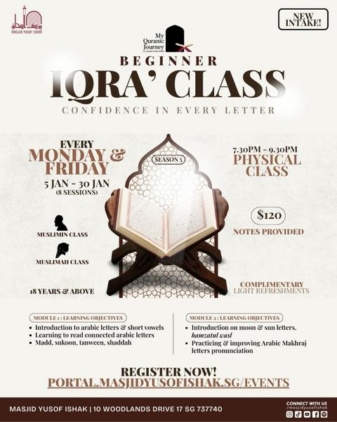 My Quranic Journey | Beginner Iqra' Class - Confidence In Every Letter