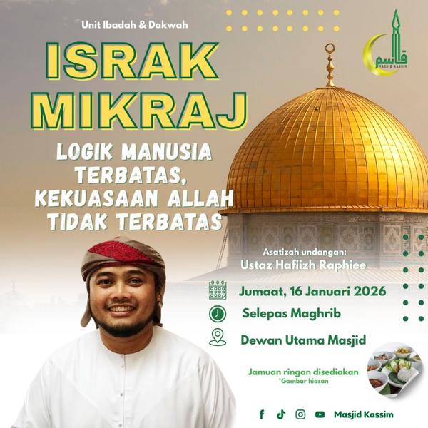 Israk Mikraj: Logik Manusia Terbatas, Kekuasaan Allah Tidak Terbatas