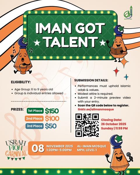 Iman Got Talent - Usrah Fiqh Carnival