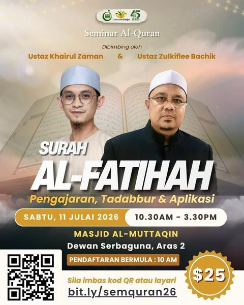 Surah Al-Fatihah: Pengajaran, Tadabbur & Aplikasi