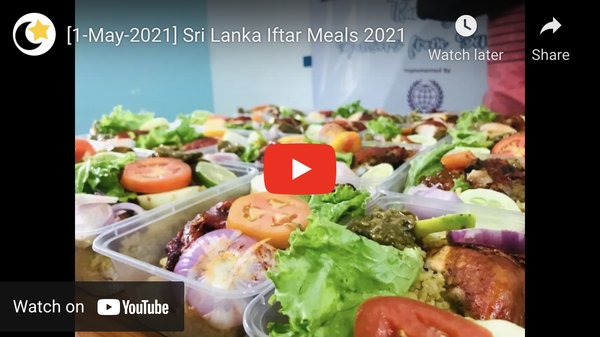 Sri Lanka Iftar Meals 2021