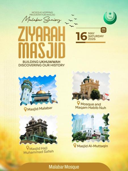 Ziarah Masjid - Malabar Seniors Mosque Hopping Programme